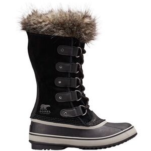 Sorel Black Winter Boots with Fur